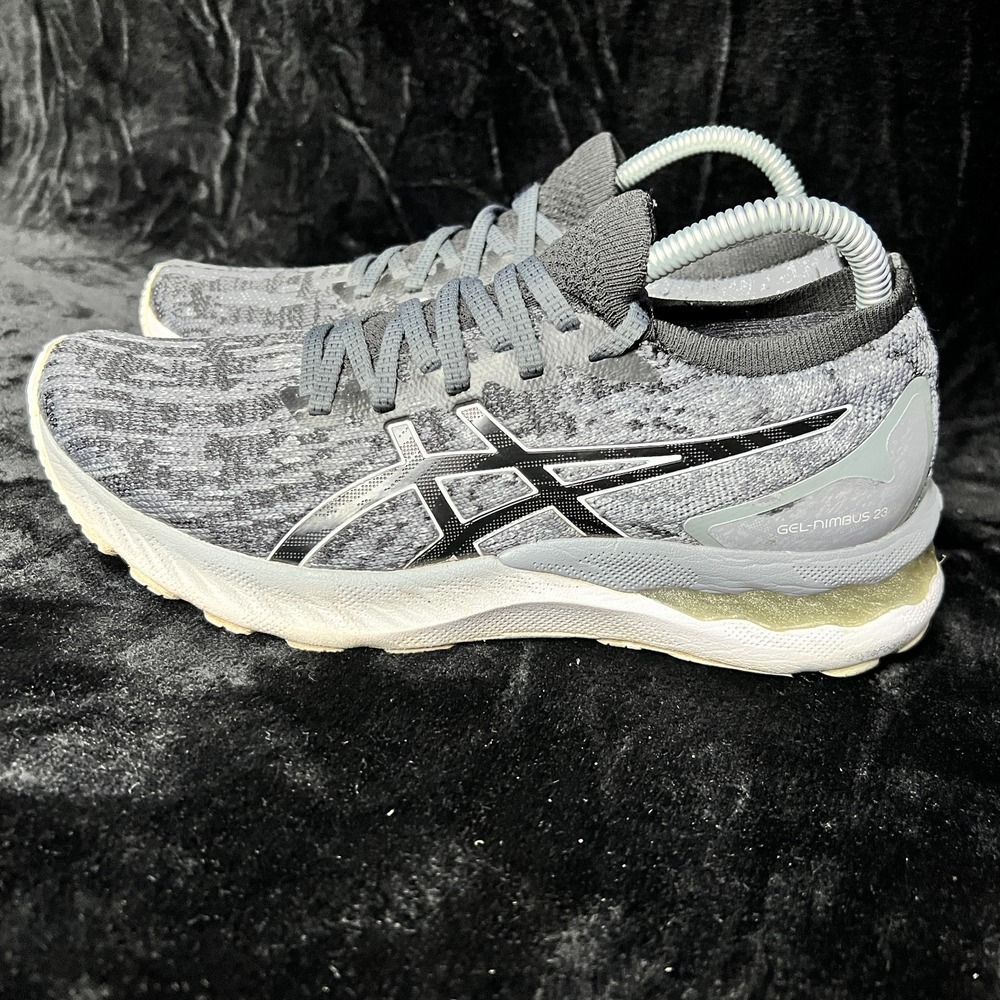 Asics Gel-Nimbus 23‎ 1012A880 Womens US 8.5 Running Shoes Gray Athletic Sneakers